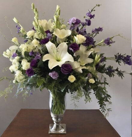 Flowers for a memorial service