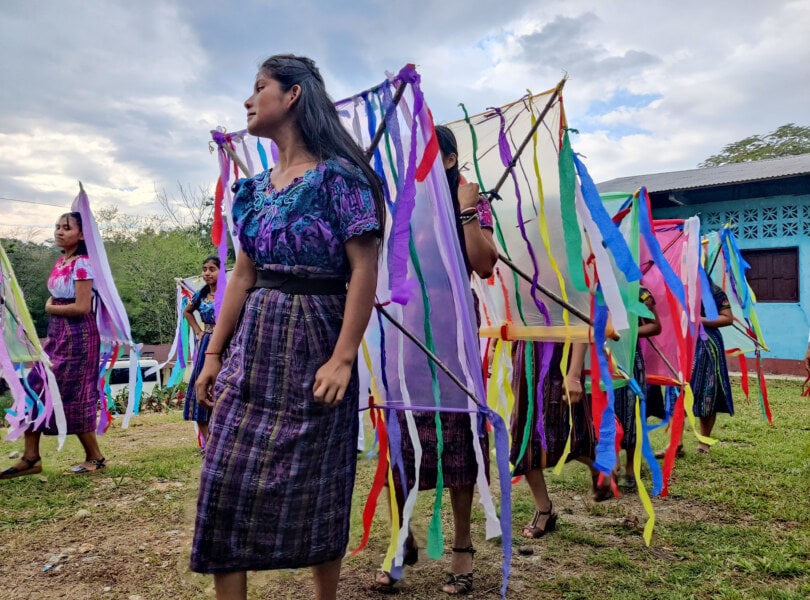 Students in SMT performing a dance