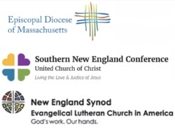 Logos of 3 church organizations