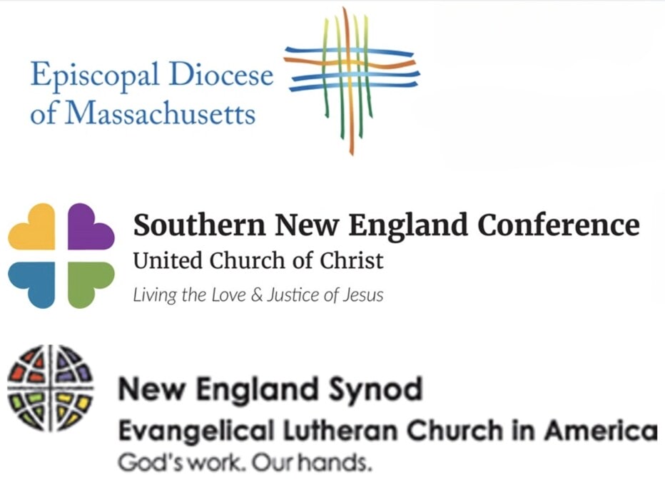 Logos of 3 church organizations