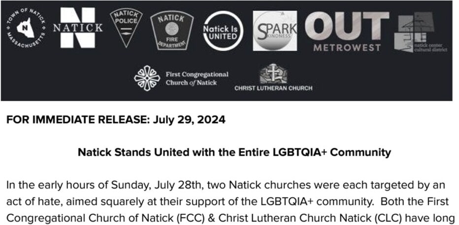 Snapshot of Community Statement with group logos