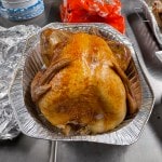 a roasted turkey