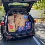 505 boxes of pasta in a car
