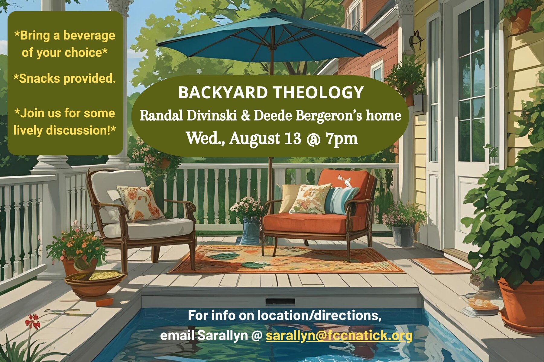 backyard theology (6 x 4 in)